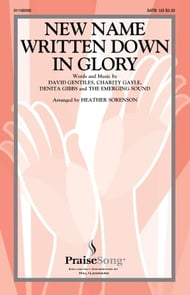 New Name Written Down in Glory SATB choral sheet music cover Thumbnail